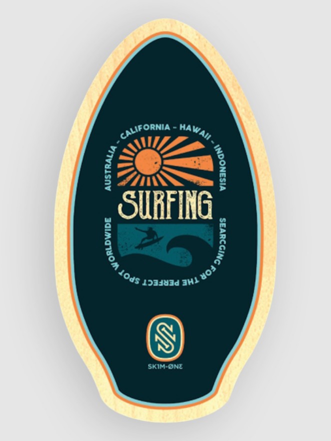 Skim One Wood Worldwide Surf 95 X 52 Bodyboard