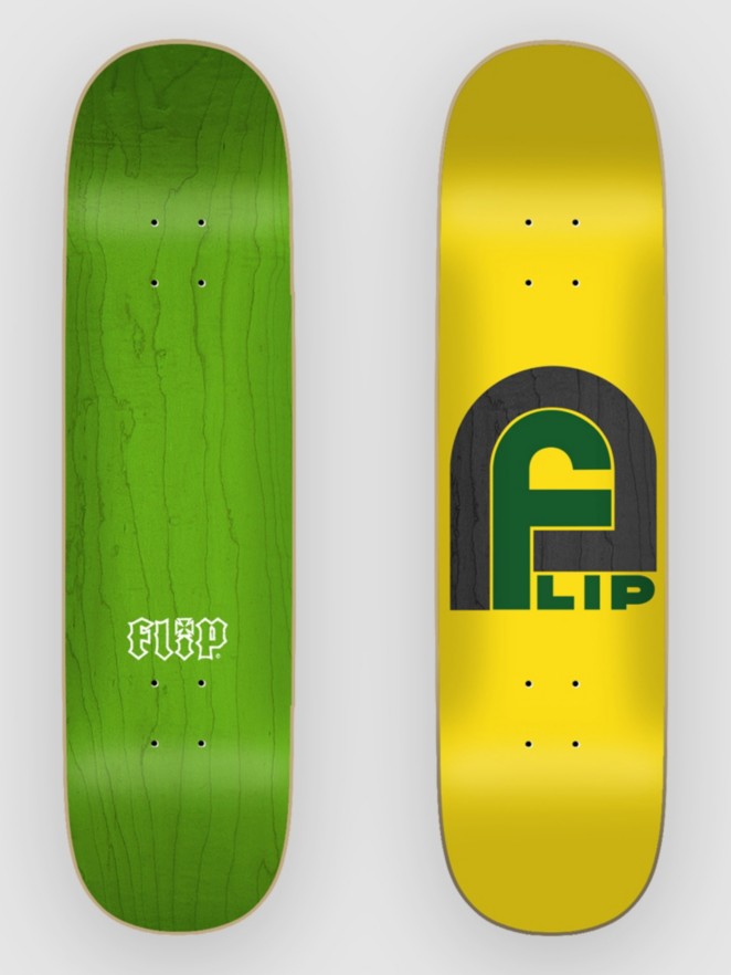 Flip Gate Logo Yellow 8.125″X31.5″ Planche de skate