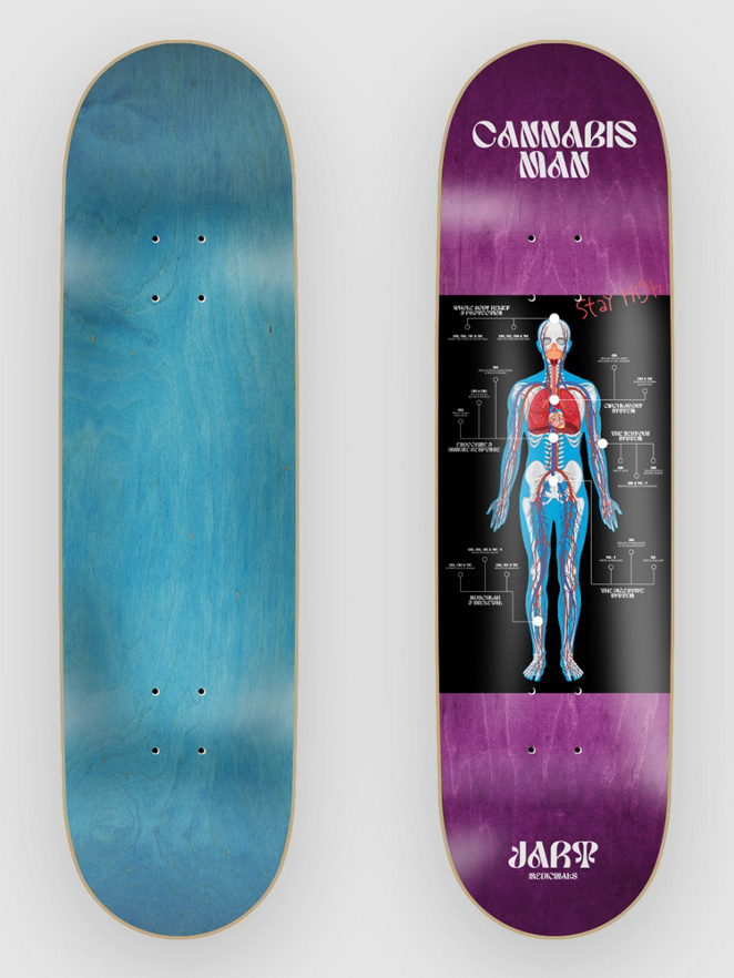 Jart Cannabis Man 8.375″X31.83″ Hc Planche de skate