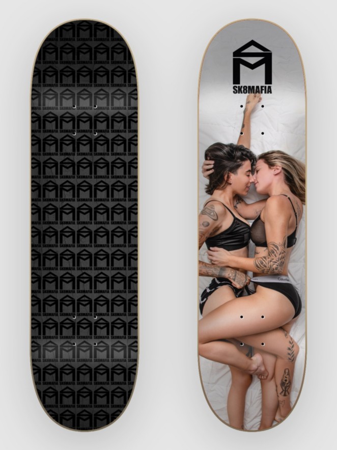 SK8 Mafia Sm Girls Love 2 8.5″X32″ Skateboard Deck