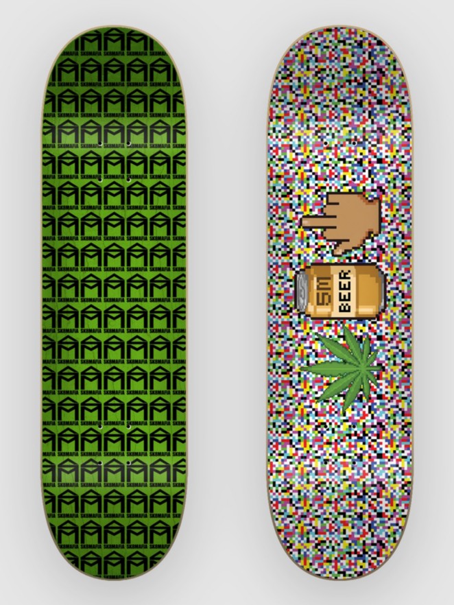SK8 Mafia Team Digi Foo 8.5″X32″ Planche de skate