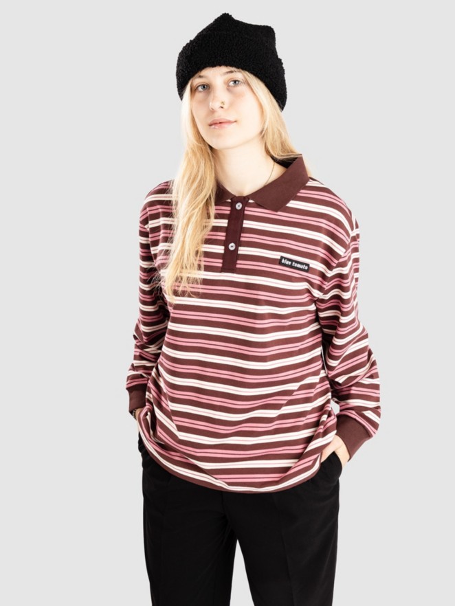 Blue Tomato Striped Long Sleeve Polo