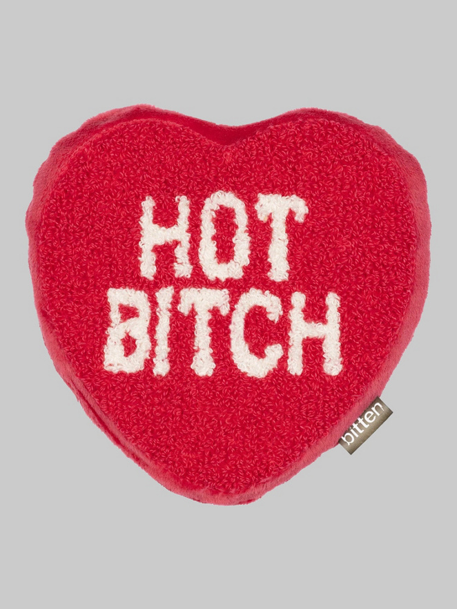 bitten Pocket Hot Bitch Heart Heating Pads