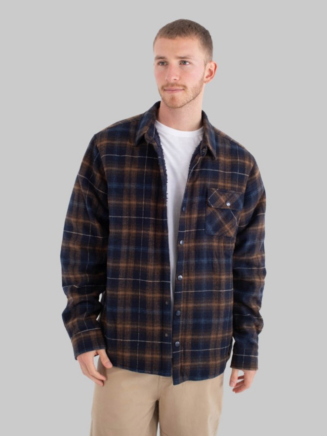 Hurley Axe Sherpa Flannel Shirt