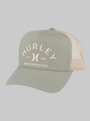 Hurley From Water Trucker Keps vintage green