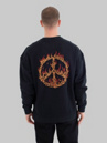 Hurley Built Fire Peace Crew Sweater