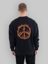 Hurley Built Fire Peace Crew Sweater