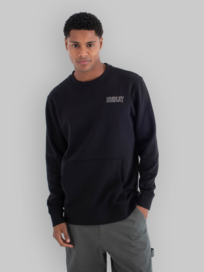 Hurley Fleece Top Printing Press Species Crew Sweat