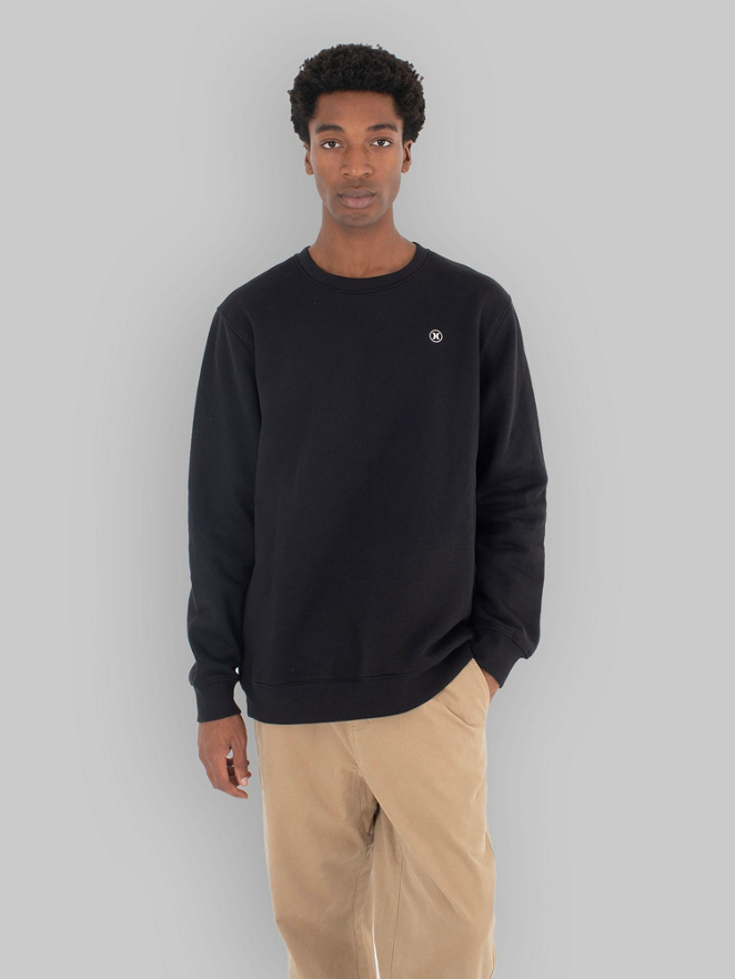 Hurley Fleece Top Printing Press Icon Crew Sweater