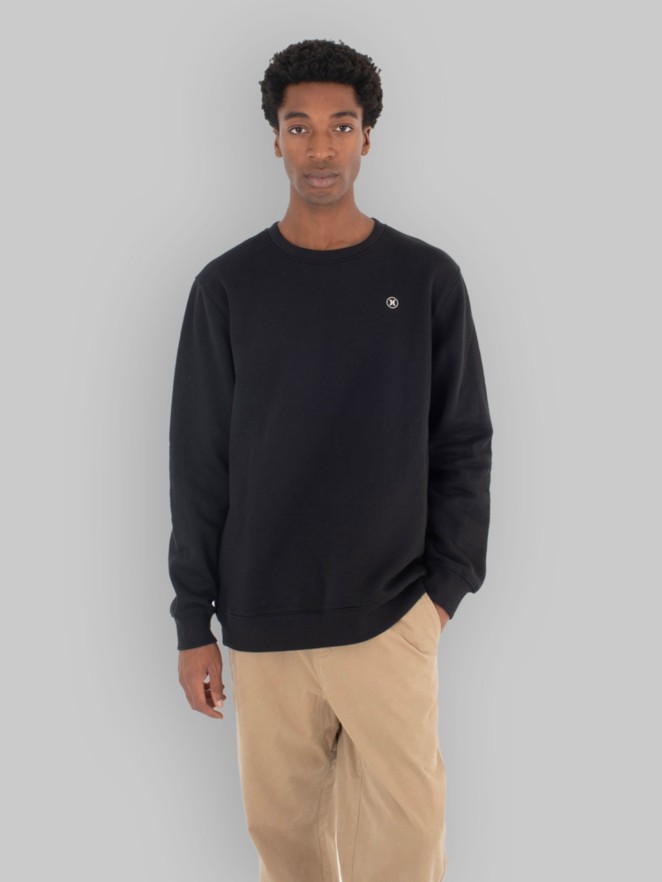 Hurley Fleece Top Printing Press Icon Crew Sweater