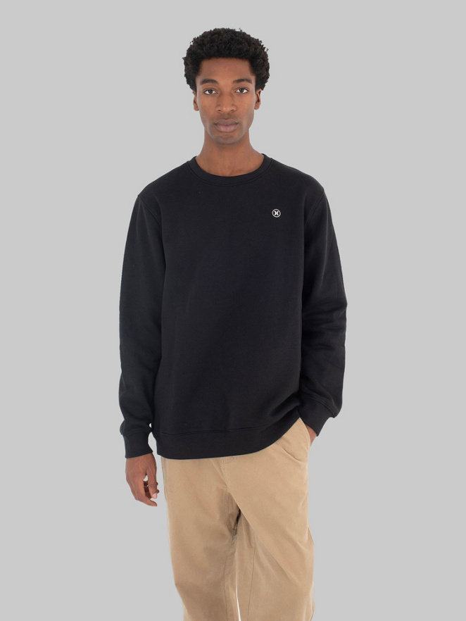 Hurley Fleece Top Printing Press Icon Crew Sweater