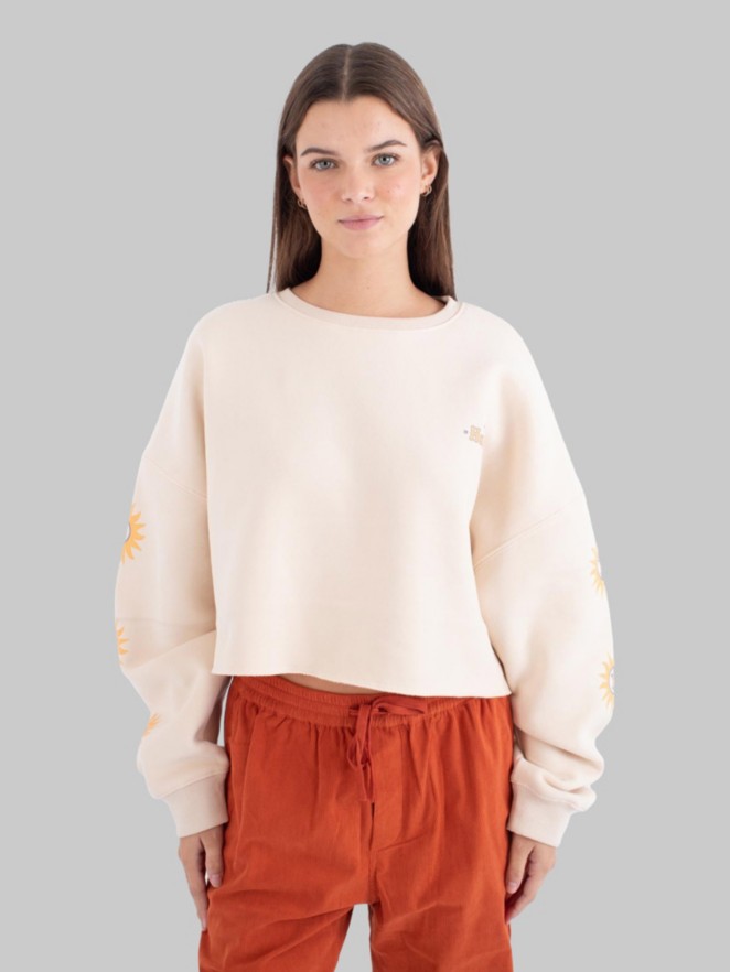 Hurley Island Crew Crop Sweater