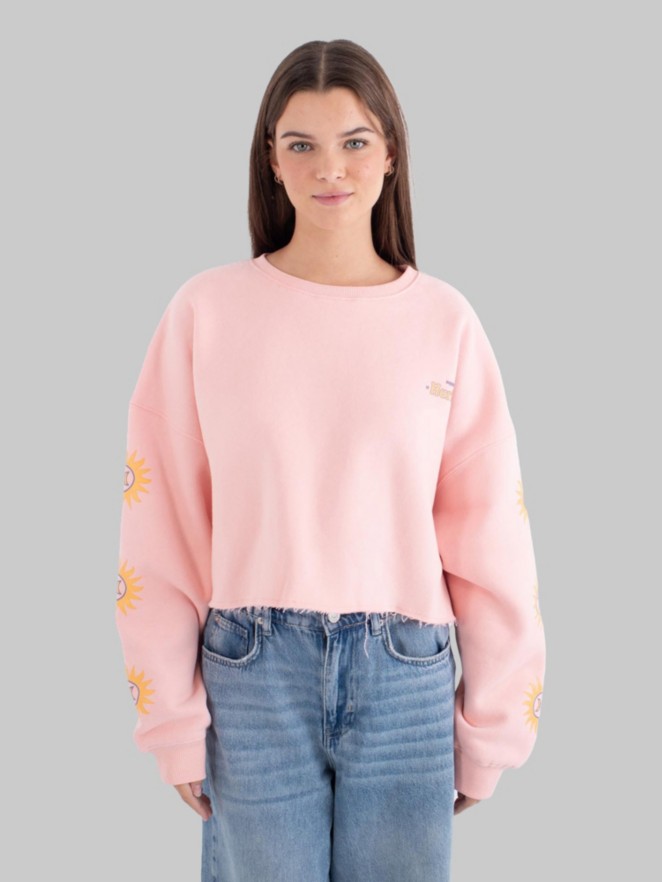 Hurley Island Crew Crop Sweater
