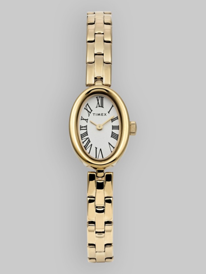 Timex Cavatina Gold Tone Case Bracelet Horloge