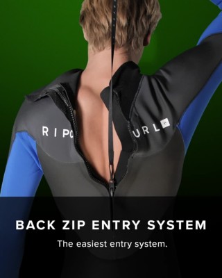 Omega 3/2 Gb Back Zip Wetsuit