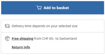 Delivery times