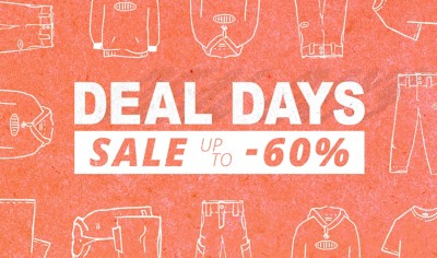 Deal Days: Up to -60 % off streetwear