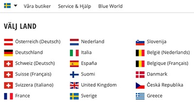 Land för leverans