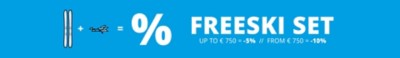 Buy freeski & binding as a set and save.