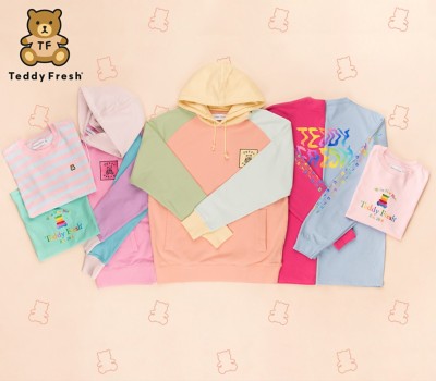 teddy multicolor hoodie