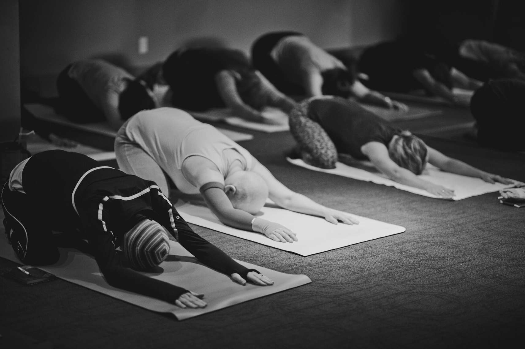 Yoga for everyone at a retreat weekend by B4BC 