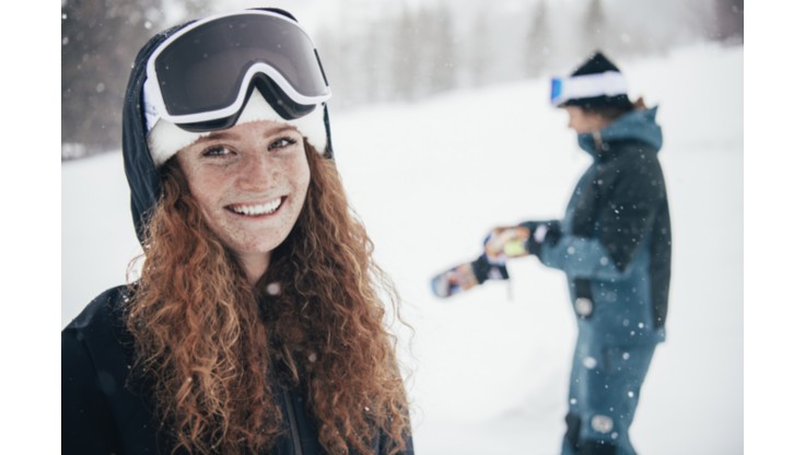 Gafas de snowboard Anitbeschlag en niebla y nieve