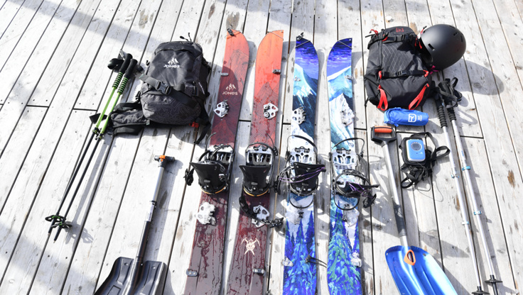 Overview of all splitboard and touring equipment you need