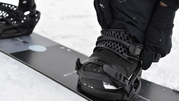 Strapping in with Burton Bindings