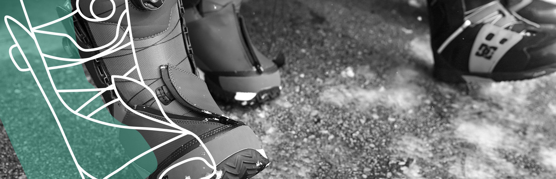 The DC Control snowboard boot with the dual zone BOA®system
