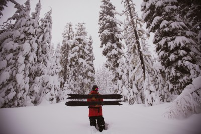 Eric mit Forma skis