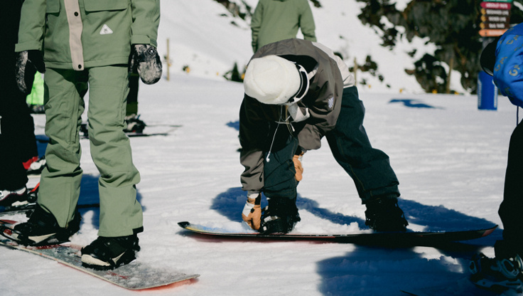 Binding perfect aangepast aan de snowboardschoen