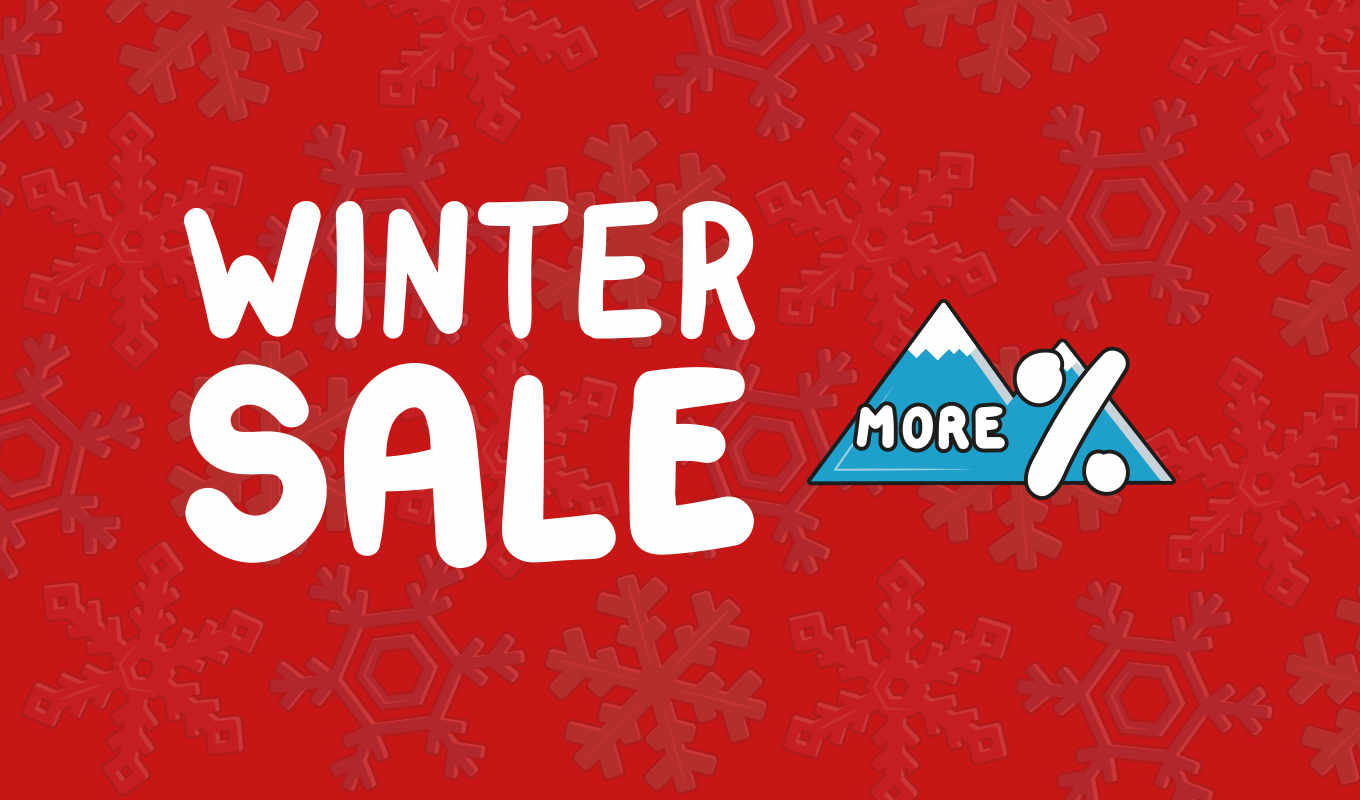 Winter Sale: Up to -50 % 